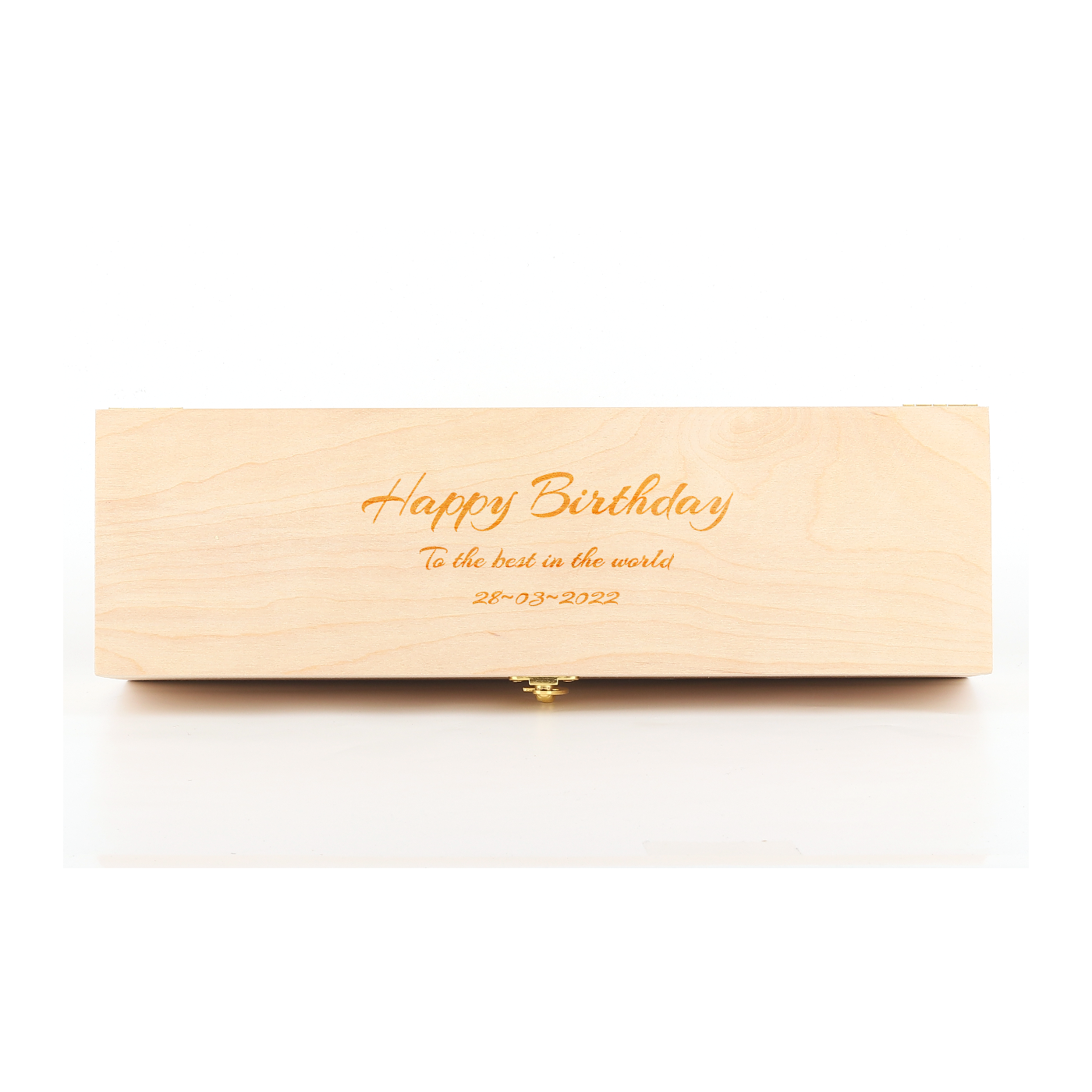 Timber Wine Gift Box - Birthday Classic Template