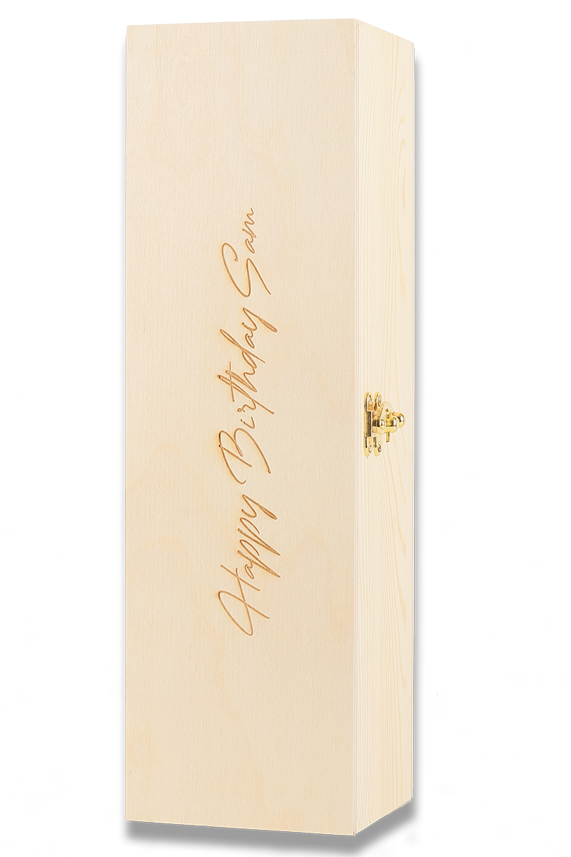 Birthday Timber Wine Gift Box